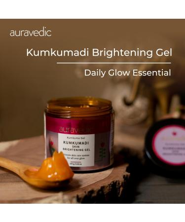 Kumkumadi Gel - Saffron Infused Moisturizer for Dull Skin | Hydrating & Illuminating Face Cream for All Skin Types | 3.53 Oz/100g - Buy Online on GoSupps.com