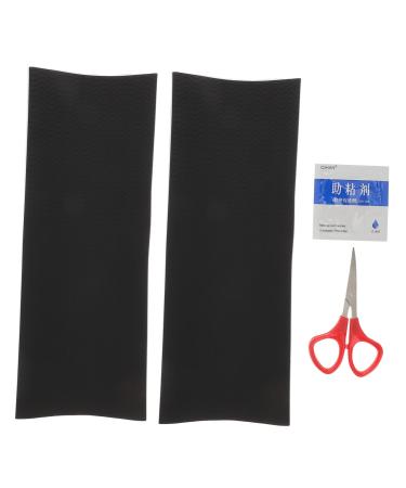 TENDYCOCO 2pcs Anti-wear Stickers for Soles Sole Protective Sticker Non-skid Shoes Pad Self-adhesive Sole Pad Sole Pads High Heel Shoe Sole Protector Sneaker Protector Outsole Anti-shoes Pvc
