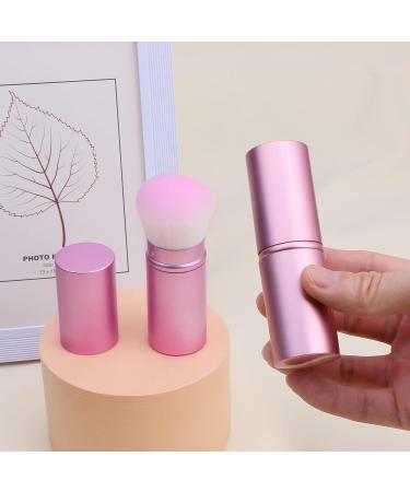 UNIMEIX Retractable Foundation Brush for Liquid Makeup & Sunscreen - Kids Kabuki Brush Set (2 Pack) - Perfect for Bronzer Cream & Powder - Pink - Buy Online on GoSupps.com