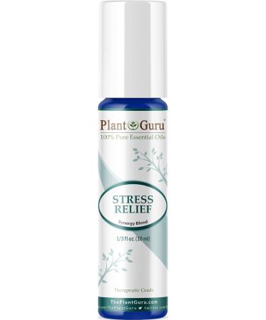 Stress Relief Essential Oil Blend Roll-On 10ml | 100% Pure Therapeutic Grade Aromatherapy for Relaxation - Buy Online on GoSupps.com