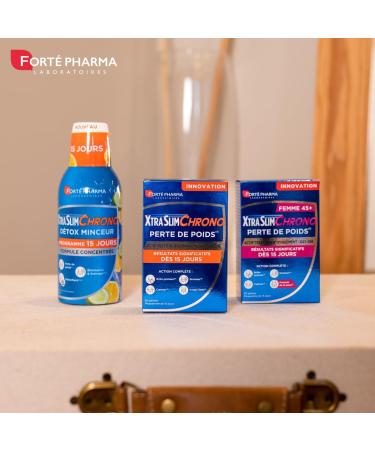 Fort Pharma - XtraSlim Chrono Perte De Poids | Compl ment alimentaire minceur - Bruleur de Graisse - 15 Jours de Cure Etude Clinique - Perte de Poids Rapide Efficace | 60 g lules 4/jour - Buy Online on GoSupps.com