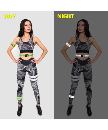 Reflector Clothing Set for Safety: 2 Adjustable Belts 4 Bands & Supporters for Kids Adults & Dogs - Perfect for Hiking & Outdoor Sports - Buy Online on GoSupps.com
