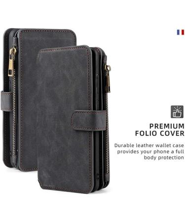 Jennyfly 2020 iPhone 12 5.4" Wallet Case Women Girl Multifunction Protective Luxury PU Leather Zipper Safety Wallet Purse Case with Card Slot Magnetic Closure for 2020 iPhone 12 5.4 inch - Black 2020 iPhone 12(5.4 inch) Black - Buy Online on GoSupps.com