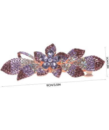 DOITOOL Rhinestone Hair Clip Hairstyle Hairpin Women's Hair Clips Elegant Hair Clip Ladies Hair Clip Hair Pin Hair Barrettes Aesthetic Hair Accessories Metal Hair Clip Spring - Buy Online on GoSupps.com