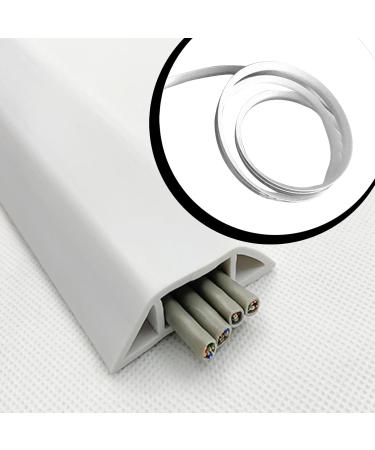 Corbus de couvertures conduit m tallique m nage 39 2 pouces PVC Couvre-c ble de sol tanche en PVC organisateur de cordon pour l'ext rieur pour la salle de bain Home Bathroom tude de travail salon White - Buy Online on GoSupps.com