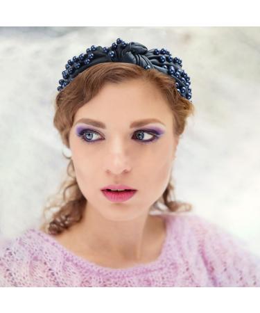 scicent Headband Embellished Pearls Hairbands for Party Wide Non-Slip Hair Bands Fashion Bling Head Band Beaded Hair Hoops Wedding Hair Accessories for Girls Women - 26705 - Buy Online on GoSupps.com