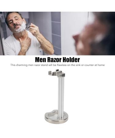 Vtosen Razor Holder Stand - Premium Zinc Alloy Safety Razor & Brush Stand for Home & Travel | Durable Bathroom Organizer - Buy Online on GoSupps.com
