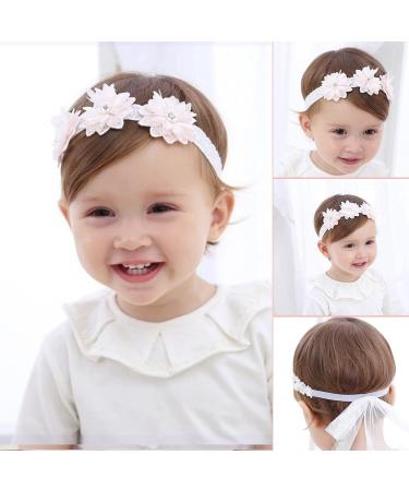 Rairsky Kids Turban Hairband Set - 3 Flower Headbands for Babies | Perfect Gifts & Party Accessories - Buy Online on GoSupps.com