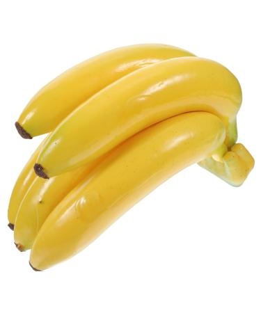 Ciieeo Simulated Banana Vegetable Banana Fake Vegetable Stapler Removers Scene Adornment House Decorations for Home Banana Ornament Fruit Toys Artificial Banana Emperor Banana Window Foam