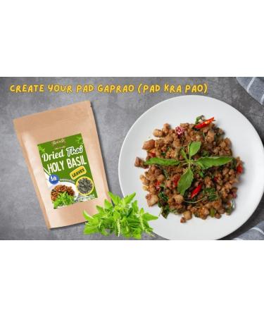 Hida Beauty Dried Thai Holy Basil Leaves 50g Spicy Perfect for Blend Seasoning Asian Cuisines Thai Cooking herbs spices Thai Original Taste - Buy Online on GoSupps.com
