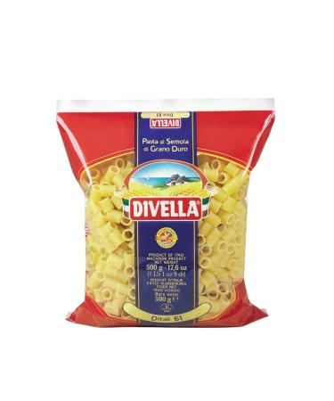 Divella ditali 61 cottura 9 minuti da 500 grammi (082697)
