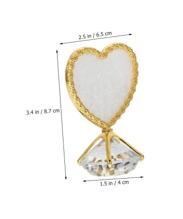 Healeved Nail Art Display Stand - Crystal & Peg Board Earring & Polish Holder - 8.7x6.5cm Assorted Colors - Perfect for Manicure & Nail Display - Buy Online on GoSupps.com