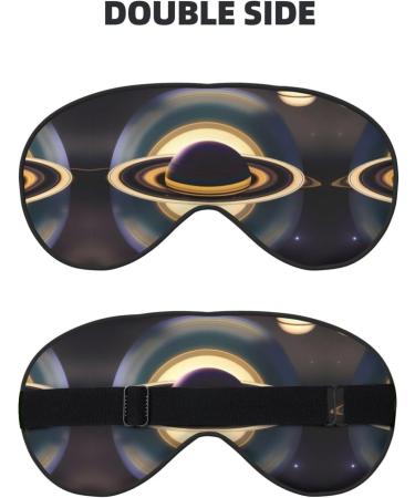 Buy Beautiful Saturn Eye Mask - Soft Elastic Adjustable Sleep Mask for Men & Women - International Shipping Available - Buy Online on GoSupps.com