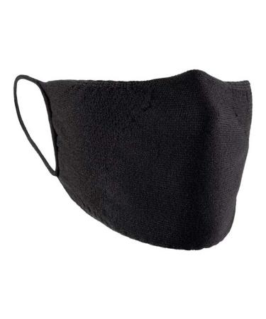 Trere social facial mask/face cover: washable and reusable: light moisture -repellent sports fabric: black size L: adults - men black L: adult - men