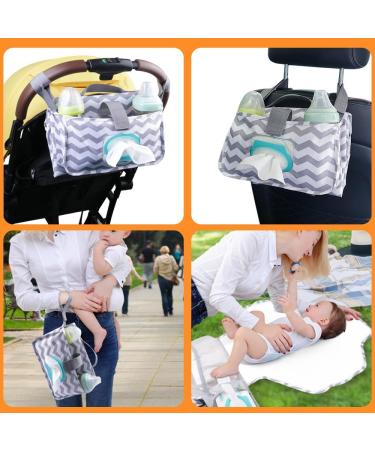 Wintfarm Portable Nappy Changing Mat with Milk Bottle Pockets - For Toddlers, Infants & Newborns - Buy Online on GoSupps.com