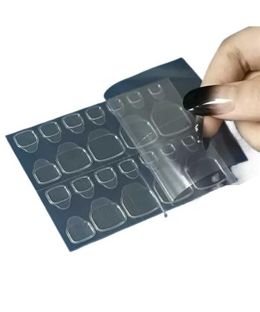 Double Sided Fake Nail Extension Adhesive Tape Waterproof Long-lasting Glue Sticker Toe Nails Decorations Tool DIY Nail Tool Stickers Decorative