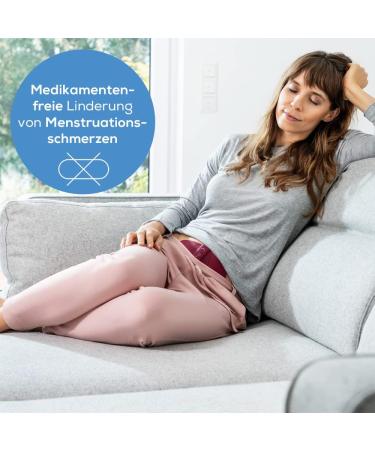 Beurer EM 50 Menstrual Relax TENS Device - Alleviate Menstrual & Endometriosis Pain | Rechargeable Heat Function & 6 Gel Pads Included - Buy Online on GoSupps.com