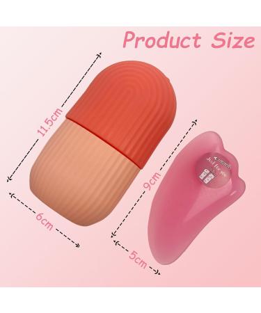Keepaq Ice Scooter Face Massager - Reusable Silicone Ice Facial Scooters for Pore Reduction & Skin Care | B-Rosa - Buy Online on GoSupps.com