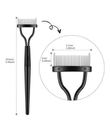 Eyelash Comb MSQ | Eyelash Separator & Mascara Applicator | Eyelash Definer with Cover - International Shipping Available - Buy Online on GoSupps.com