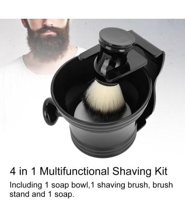 Wallfire 4-in-1 Shaving Brush Set for Men - Includes Brush Bowl & Stand - Premium Shaving Tools for a Perfect Shave - Buy Online on GoSupps.com