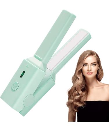Curling Iron for Short Hair 2-in-1 Hair Straightener and Curler Safe Professional Curling Wand for Women of Straight and Curly Hair Kagrote Green - Buy Online on GoSupps.com