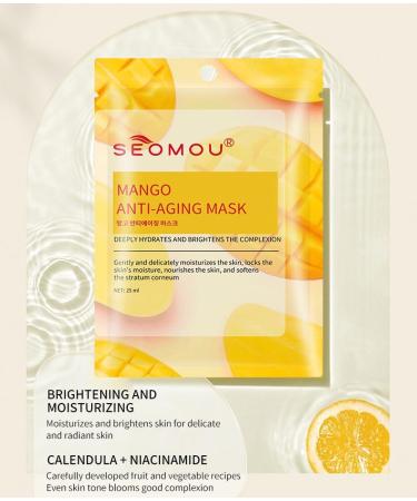 Korean Facial Mask 8 Pack - Hydrating Exfoliating & Revitalizing Sheet Masks for Deep Hydration Brightening & Anti-Aging - Nourishing Korean Skincare - Buy Online on GoSupps.com
