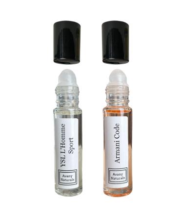 Mens Cologne Sampler Sets - Man Fragrance Men Cologne Gift Set Sample Pheromone Cologne Travel Size Perfume Replicant Perfume 2 pc Duo (Sporty Duo)