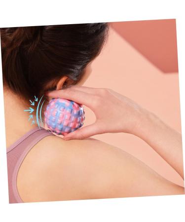 Garneck 4-Piece Fitness Massage Ball Set | Yoga & Myofascial Release for Lower Back & Shoulder Tension | Colorful EVA Massage Balls (7x7cm) - Buy Online on GoSupps.com