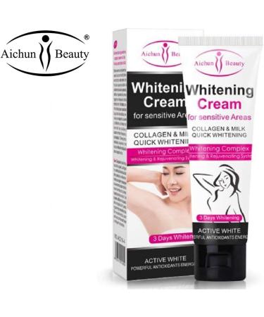 AICHUN BEAUTY Women Body Whitening Creams Safe Natural Ingredients Cream Get Rid Of Dark Armpit/Inner Thigh/Elbow/Knee Fast - Buy Online on GoSupps.com