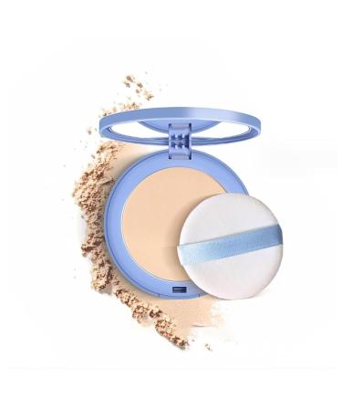Matte Perfection Pressed Powder Oil Control Smooth Face Setting Makeup Powders Blur Imperfections Waterproof Long Lasting Flawless for Dry Oily Or Combination Skin (Classic Ivory)