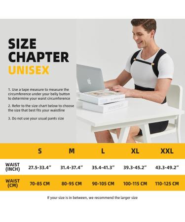 ZSZBACE Adjustable Posture Corrector for Women and Men - Back Straightener Upper Lower Back Brace with Back Support Belt for Neck Shoulder Pain - XXL - Buy Online on GoSupps.com