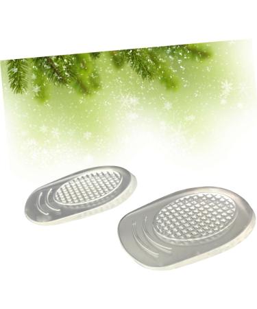4 Pairs Silicone Insoles - Comfort Heel Pads for Shoes | Half Insole in White - Size 1 - Buy Online on GoSupps.com