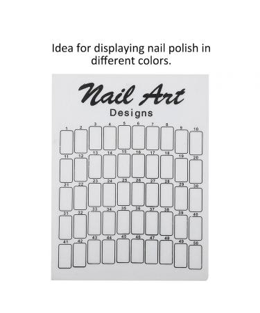 50pcs Nail Display Board Glass | Professional Nail Accessories for Manicure Stores | International Shipping Available - Buy Online on GoSupps.com