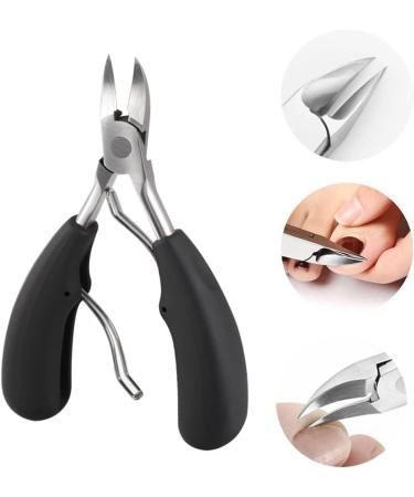 PSGS 1pc Beauty Sharp Curved Paronychia Remover Nail Scissors Manicure Toes Dead Skin Pliers Trimming Nail Clipper Nipper (Color : Black) Black blue - Buy Online on GoSupps.com