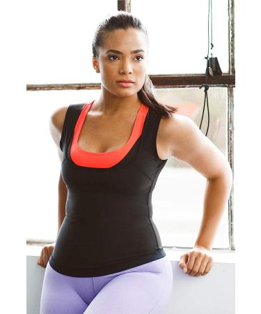 Sweat Shaper Women's Premium Sauna Vest Tank Top - Large-X-Large Black - Buy Online on GoSupps.com