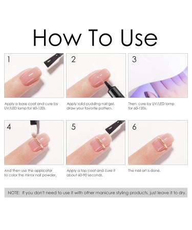 KYDA 2 Colors Solid Pudding Nail Gel Set - Clear & Black 3D Craving Gel for Nail Art Sculpting Drawing & Embossing - Buy Online on GoSupps.com