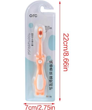 Buy Cartoon Toddlers Toothbrushes - Soft Bristle Portable Kids Toothbrushes for Optimal Oral Care - Buy Online on GoSupps.com