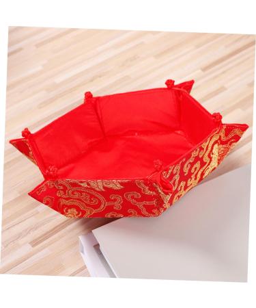 Holibanna Snack Plate 2pcs Spring Festival Decoration Chinese Style Candy Container Candy Box Bride Dried Fruit Plate - Buy Online on GoSupps.com