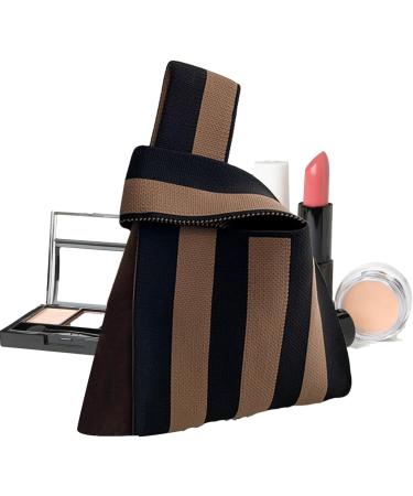 Shop Generically Striped Wrist Bag | Knitted Top Handbag & Hobo Bucket Bag - Stylish Crochet Tote for Every Occasion - Buy Online on GoSupps.com