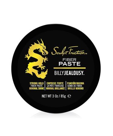 Billy Jealousy Sculpt Friction Fiber Hair Paste for Men Adds Volume & Texture with Touchable Hold & Low Shine Hair Product for Fine or Thinning Hair 3 Oz