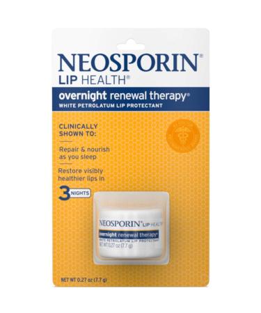 Neosporin Lip Health Overnight Renewal Therapy 0.27 oz (Pack of 12)