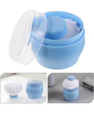 Abaodam Bo te Poudre pour B b 2 Pi ces avec Houppette Douce tui Portable Bleu Ciel Distributeur de Poudre pour Couches Soin Peau Sensible Voyage et Change Rapide - Buy Online on GoSupps.com
