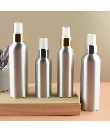TIANZD 12 Pcs 120ml Empty Silver Aluminium Fine Mist Spray Bottle with White/Silver Metal Spray Head Refillable Travel Alu Bottles for Body Sprays Room Fragrances Perfumes Hair Garden Funnel Silver 30ml - Buy Online on GoSupps.com