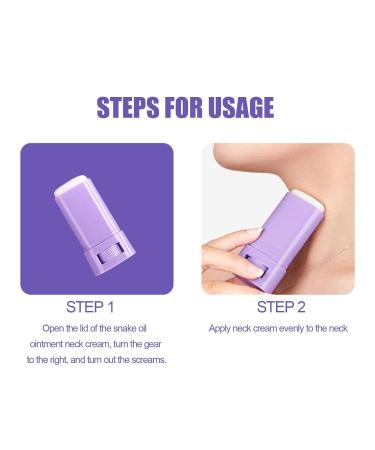 Lifting and Firming Neck Care Stick Neck Firming Cream Tighten and Lift Neck Cream Skin Smoothing Reduces Wrinkles (1PC 1) 1PC 1 Ounce (Pack of 1) - Buy Online on GoSupps.com