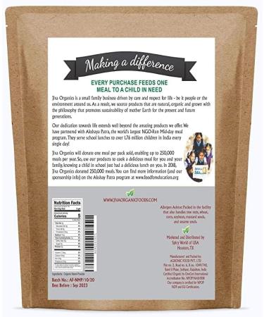 Jiva Organics Organic Neem Leaf Powder 1.5 Pound Bulk Bag - Azadirachta Indica - Food Grade - Buy Online on GoSupps.com