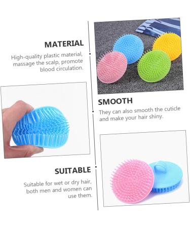 Beavorty 4-Piece Ergonomic Shower Scalp Brush Set | Hair Massage Comb for Shampooing & Cleaning - Buy Online on GoSupps.com