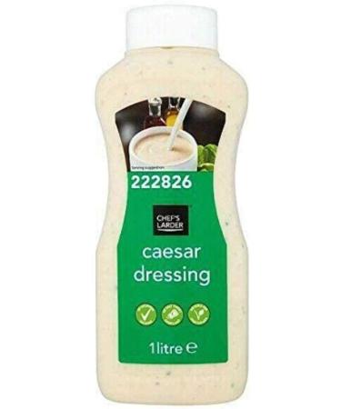 Chef's Larder Caesar Dressing - 1 Litre | Rich and Creamy Salad Dressing - Buy Online on GoSupps.com