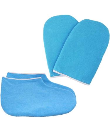 Beaupretty Paraffin Wax Spa Treatment Set - Frote Gloves & Boots for Heat Therapy | Soft Cotton Hand & Foot Care - Buy Online on GoSupps.com