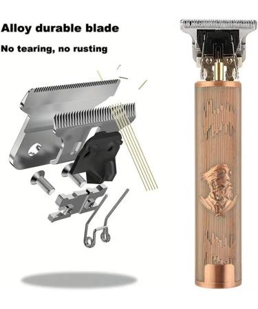 Hair Clippers Hair Trimmer Men with Coded Combs Men Hair Clipper Easy Home Haircutting Family Haircut Kit Electric Hair Clippers for Men's Grooming and Barbering (Bronze Type B) - Buy Online on GoSupps.com