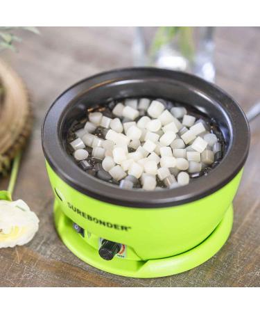Surebonder Electric Hot Glue Skillet | Adjustable Temperature 225-400 F | 5-1/4 Diameter, 1 Depth | Perfect for Crafting and DIY Projects - Buy Online on GoSupps.com